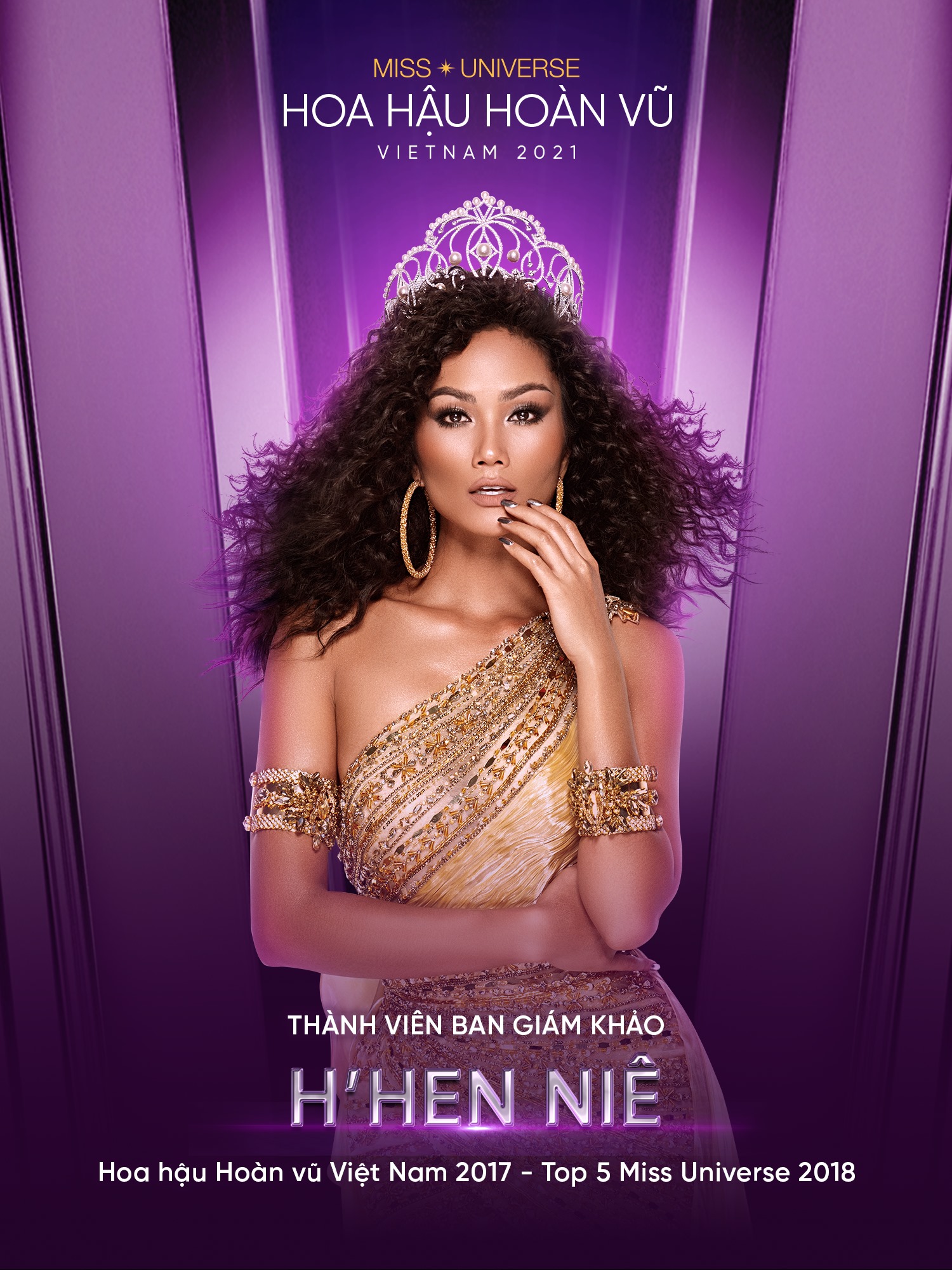 HOA HẬU H'HEN NIÊ - TOP 5 MISS UNIVERSE 2018 - THÀNH VIÊN BAN GIÁM KHẢO