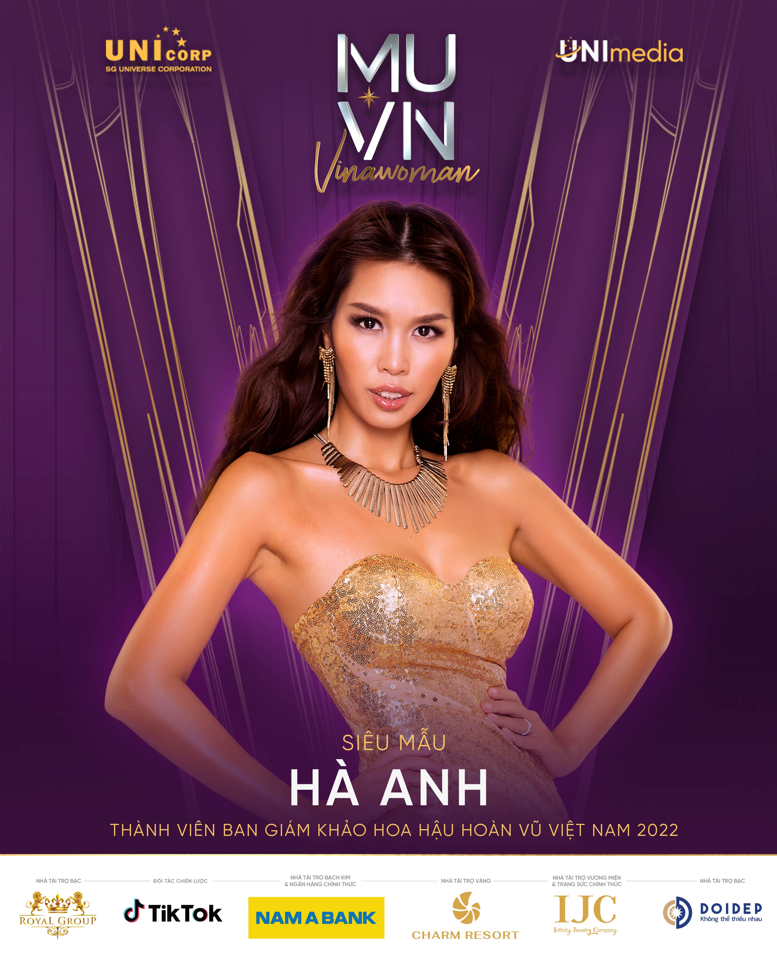 SIÊU MẪU HÀ ANH - THÀNH VIÊN BAN GIÁM KHẢO