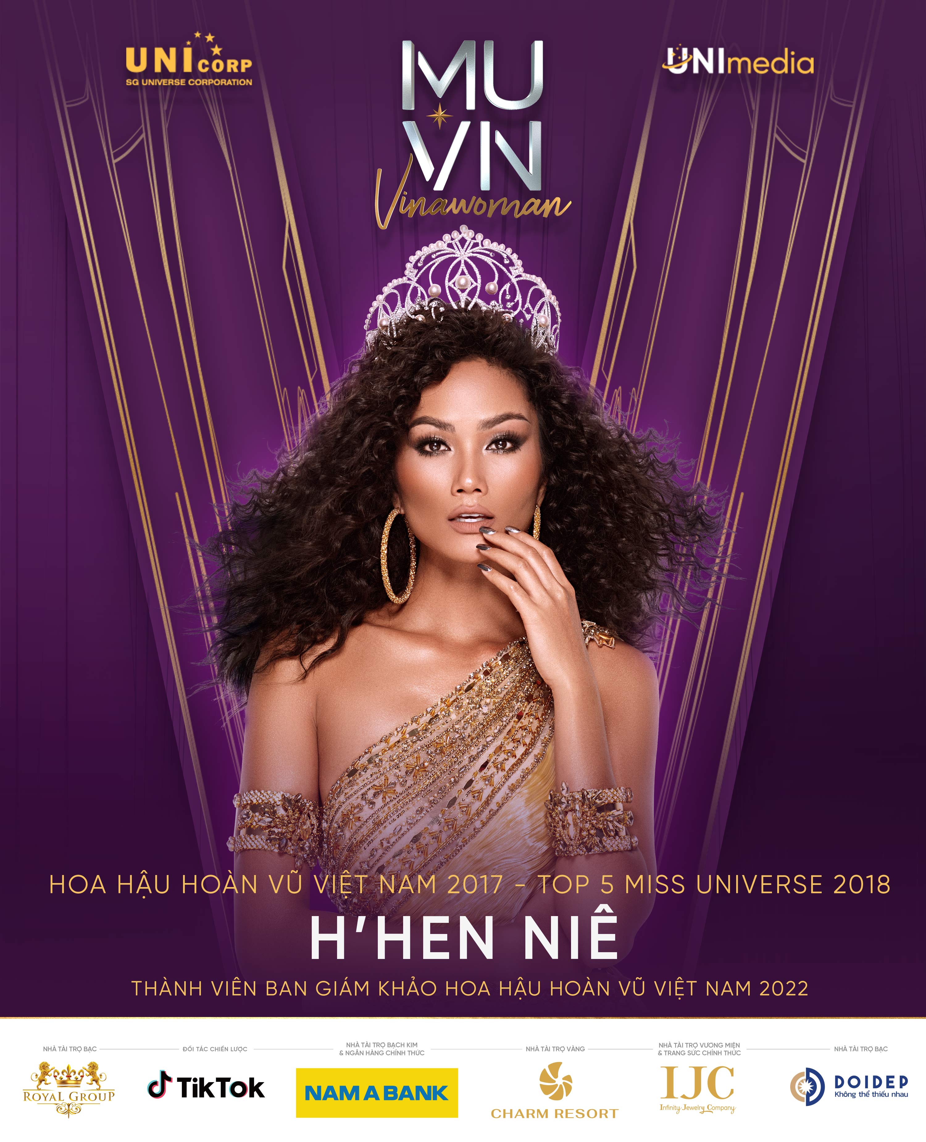 HOA HẬU H'HEN NIÊ - TOP 5 MISS UNIVERSE 2018 - THÀNH VIÊN BAN GIÁM KHẢO