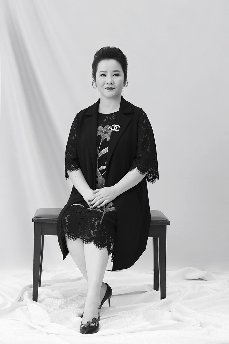 Bà Võ Thị Xuân Trang - Trưởng BGK Hoa hậu Hoàn vũ Việt Nam 2015