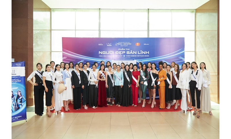 TOP 40 HOA HẬU HOÀN VŨ VIỆT NAM - MISS COSMO VIETNAM 2023 TỰ TIN THỂ HIỆN KHẢ NĂNG THUYẾT TRÌNH QUA PHẦN THI “NGƯỜI ĐẸP BẢN LĨNH”