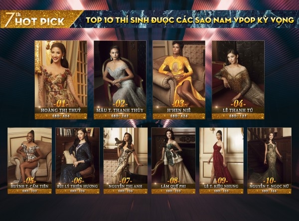 HOT PICK: Top 10 thí sinh được các nam ca sĩ dự đoán giành vương miện ở HHHV Việt Nam 2017