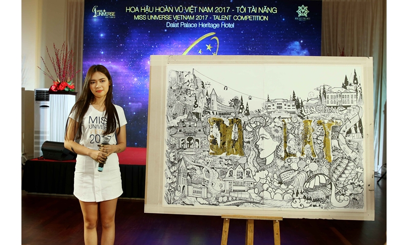 Ngắm nhìn phần thi 'người đẹp tài năng' của thí sinh Hoa hậu Hoàn Vũ Việt Nam 2017