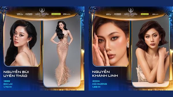 DÀN TÂN BINH “NGHÌN MÁU” ĐỔ BỘ CUỘC THI ONLINE HOA HẬU HOÀN VŨ VIỆT NAM - MISS COSMO VIETNAM 2025 KHIẾN FAN SẮC ĐẸP TẤM TẮC 