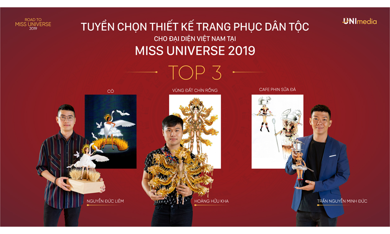Công bố Top 3 trang phục dân tộc cho Á hậu Hoàng Thùy tại Miss Universe 2019