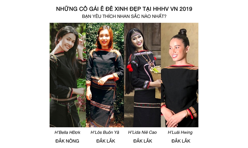 Xuất hiện loạt nhan sắc Ê Đê sẵn sàng kế nhiệm H'Hen Niê tại Miss Universe Vietnam 2019