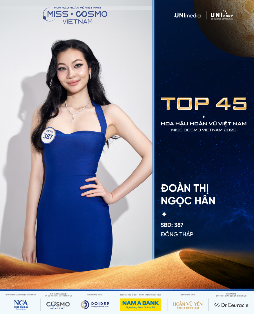 LỘ DIỆN 15 “CHIẾN BINH” CUỐI CÙNG CỦA TOP 45 HOA HẬU HOÀN VŨ VIỆT NAM - MISS COSMO VIETNAM 2025: VẬN ĐỘNG VIÊN, ĐẢNG VIÊN VÀ LUẬT SƯ