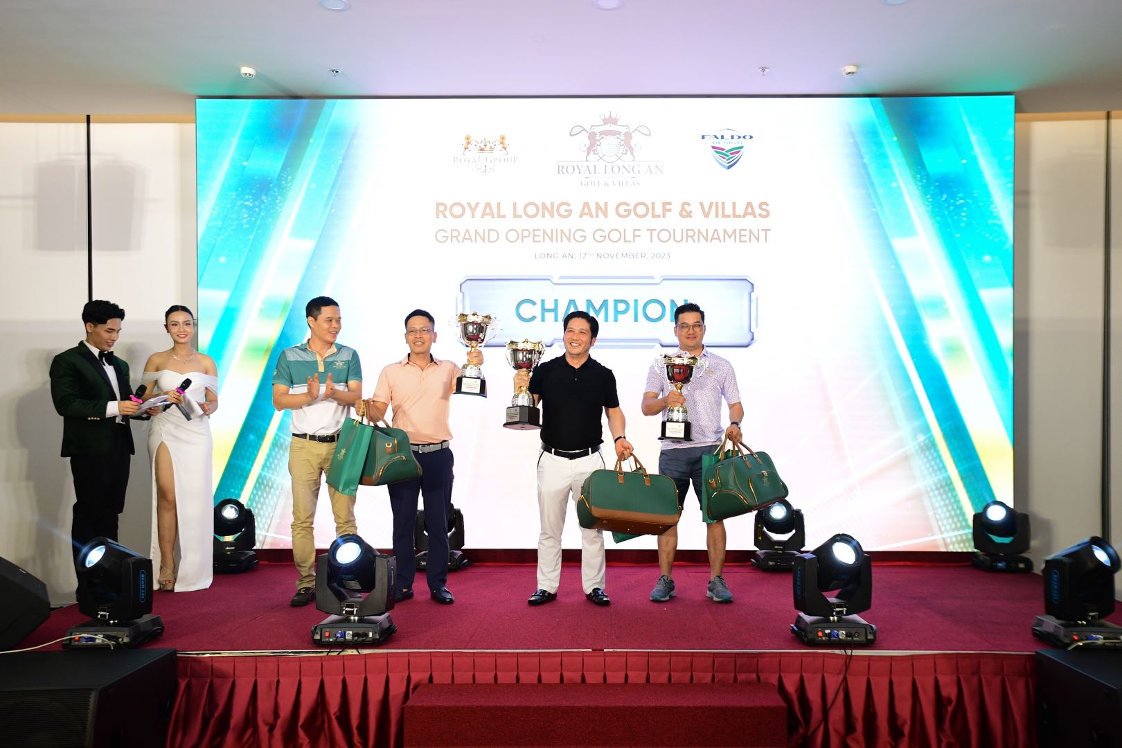 THAM DỰ KHAI TRƯƠNG SÂN GOLF ĐẲNG CẤP, TOP 3 HOA HẬU HOÀN VŨ VIỆT NAM 2022 THAM GIA GÂY QUỸ THÀNH CÔNG SỐ TIỀN TỪ THIỆN GẦN 1 TỶ ĐỒNG