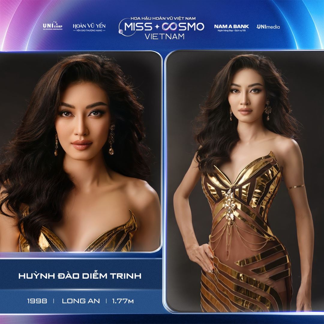 HOA KHÔI SÔNG VÀM HUỲNH ĐÀO DIỄM TRINH THAM GIA CUỘC THI ONLINE HOA HẬU HOÀN VŨ VIỆT NAM - MISS COSMO VIETNAM 2023