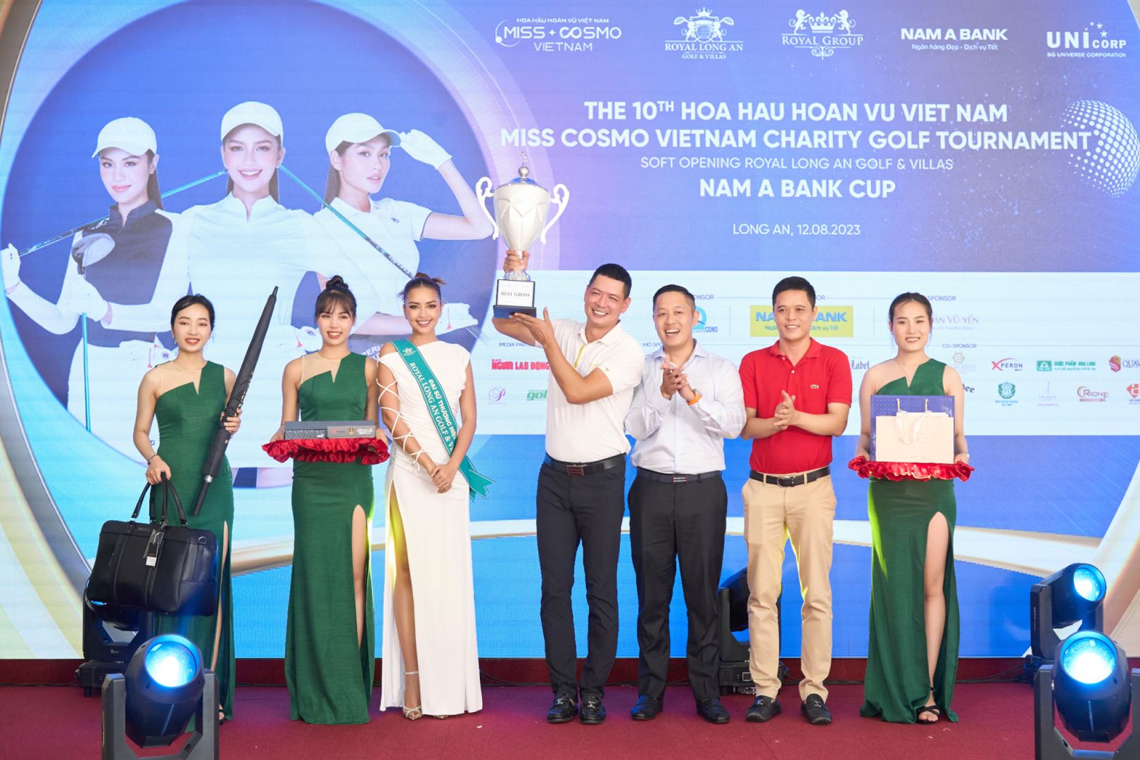 NGỌC CHÂU, THẢO NHI VÀ THỦY TIÊN THAM GIA GIẢI GOLF TỪ THIỆN HOA HẬU HOÀN VŨ VIỆT NAM LẦN THỨ 10