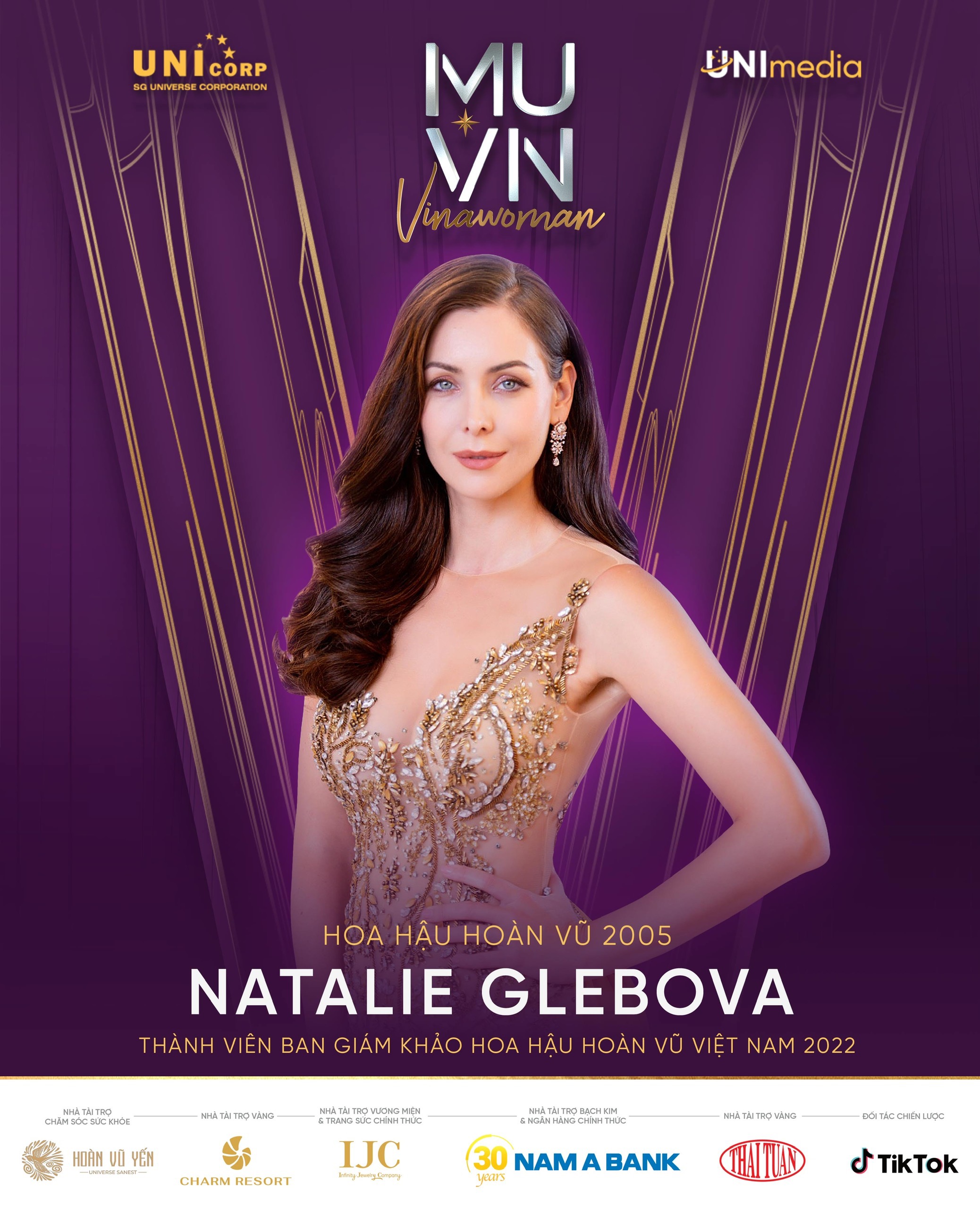 MISS UNIVERSE 2015 - NATALIE GLEBOVA - THÀNH VIÊN BAN GIÁM KHẢO