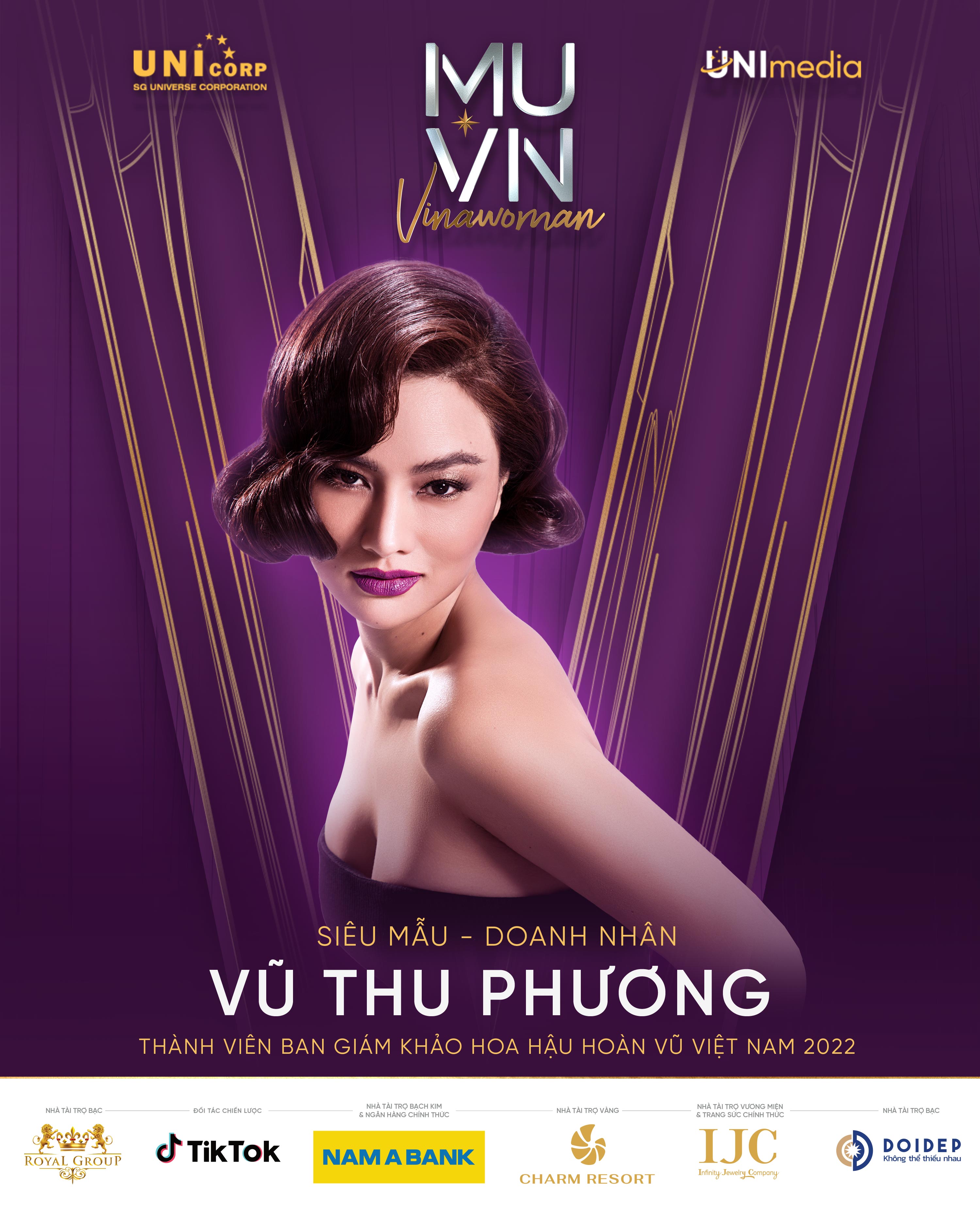 SIÊU MẪU, DOANH NHÂN VŨ THU PHƯƠNG - THÀNH VIÊN BAN GIÁM KHẢO