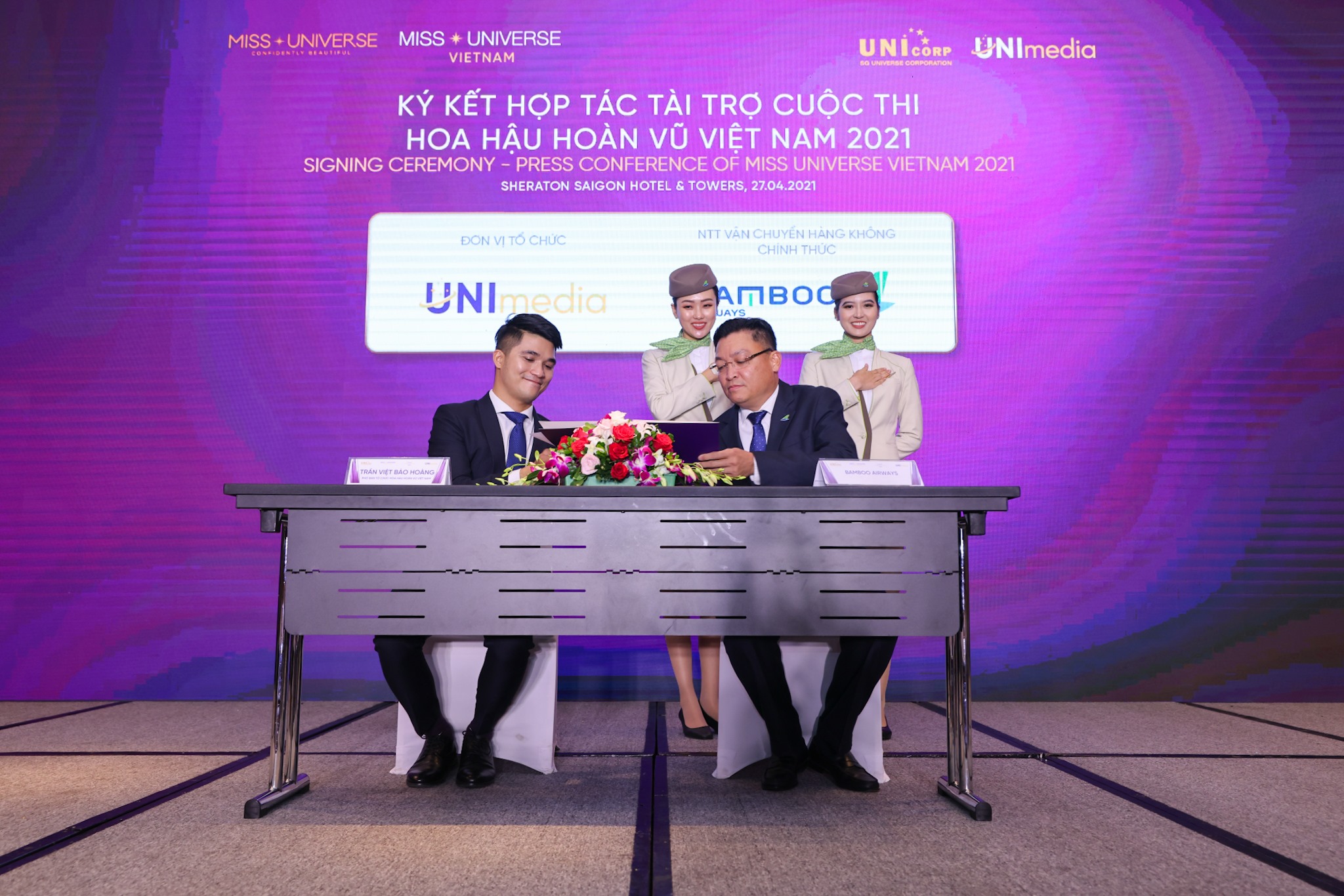 Bamboo Airways tài trợ vận chuyển chính thức cho cuộc thi Hoa hậu Hoàn vũ Việt Nam 2021