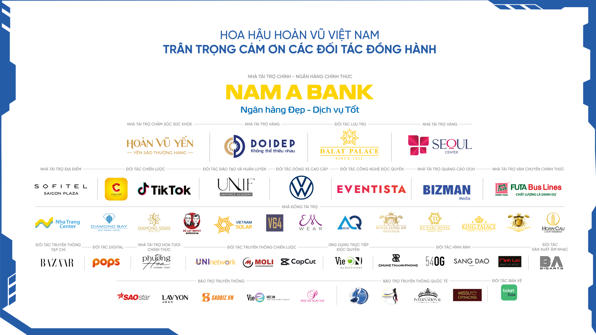 NHÀ TÀI TRỢ HOA HẬU HOÀN VŨ VIỆT NAM 2023
