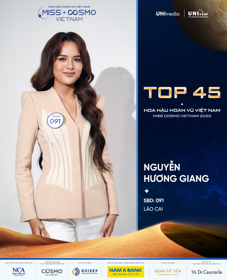 LỘ DIỆN 15 “CHIẾN BINH” CUỐI CÙNG CỦA TOP 45 HOA HẬU HOÀN VŨ VIỆT NAM - MISS COSMO VIETNAM 2025: VẬN ĐỘNG VIÊN, ĐẢNG VIÊN VÀ LUẬT SƯ