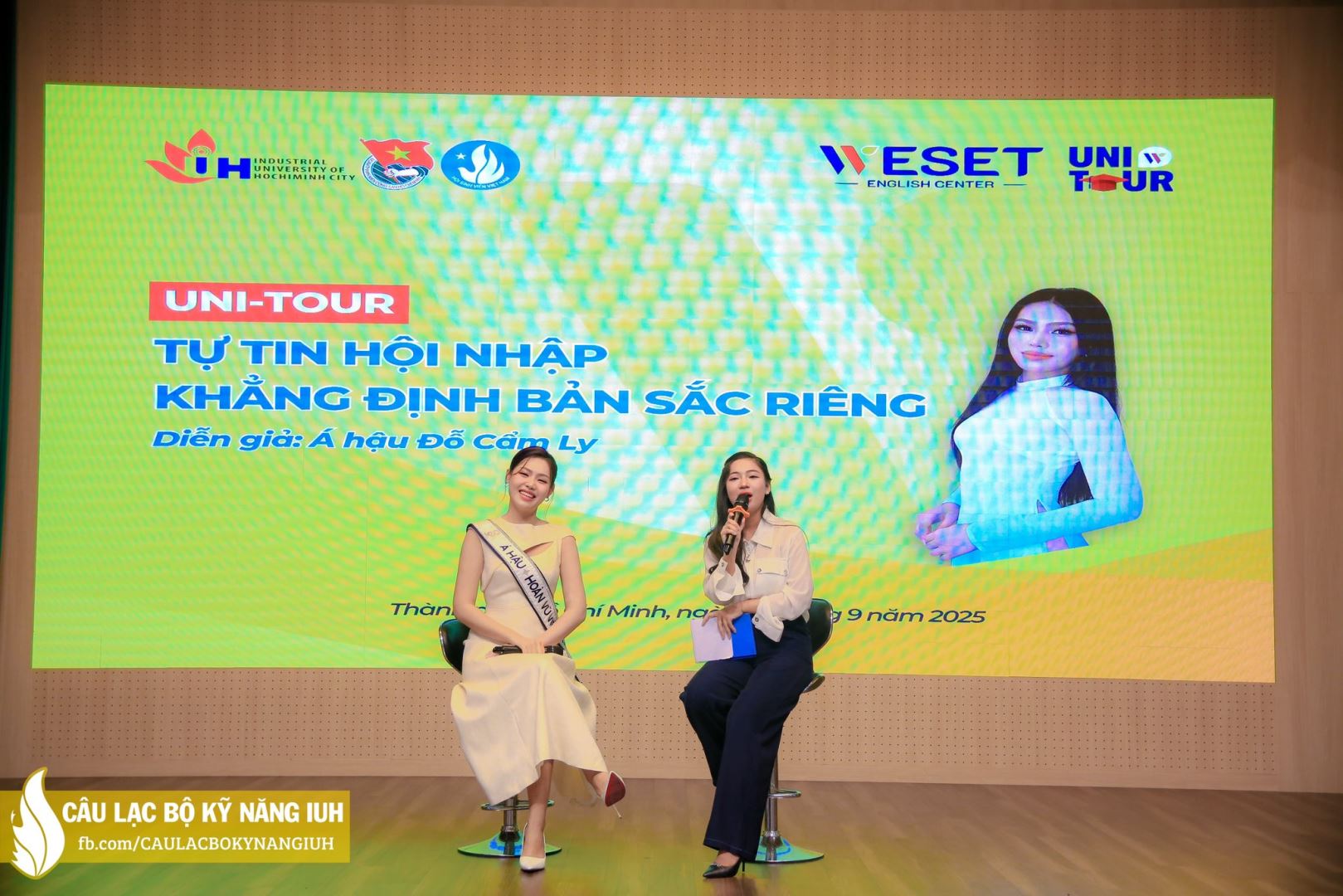 Á HẬU HOÀN VŨ VIỆT NAM 2025 ĐỖ CẨM LY XÚC ĐỘNG KHI HỘI NGỘ VỚI CÁC THẦY CÔ GIÁO CŨ TẠI MÁI TRƯỜNG NHÂN VĂN