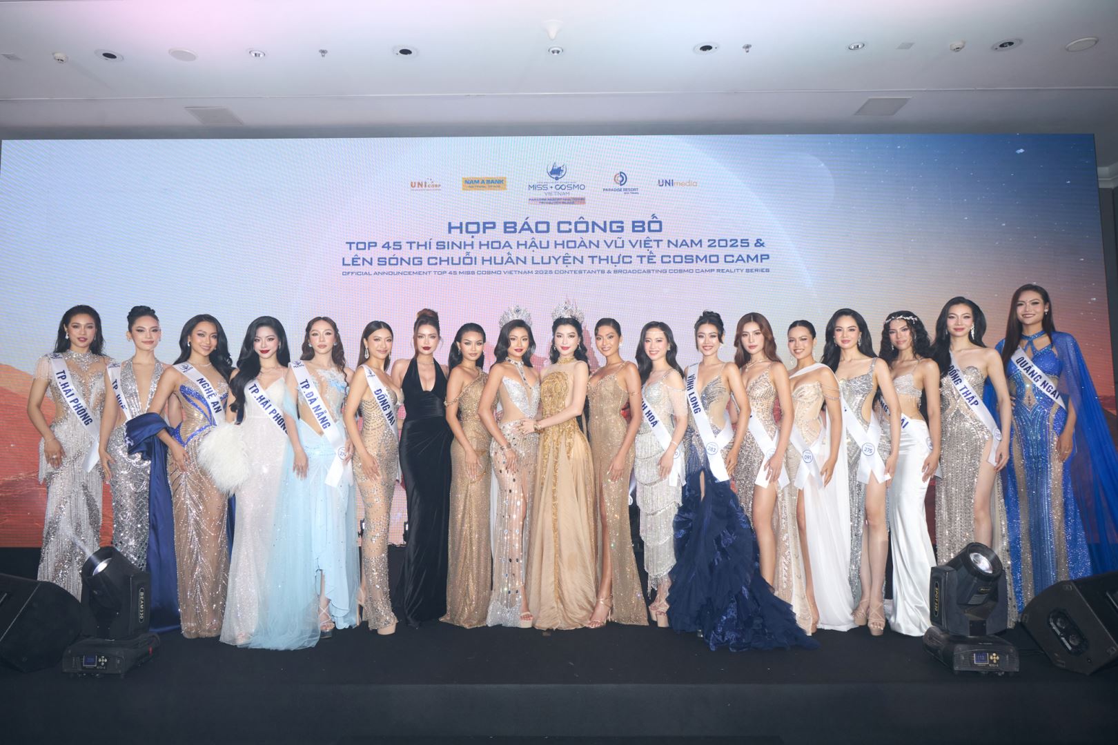 CHÍNH THỨC: HOA HẬU HOÀN VŨ VIỆT NAM - MISS COSMO VIETNAM 2025 CÔNG BỐ TOP 45 VÀ LÊN SÓNG CHUỖI HUẤN LUYỆN THỰC TẾ “COSMO CAMP”