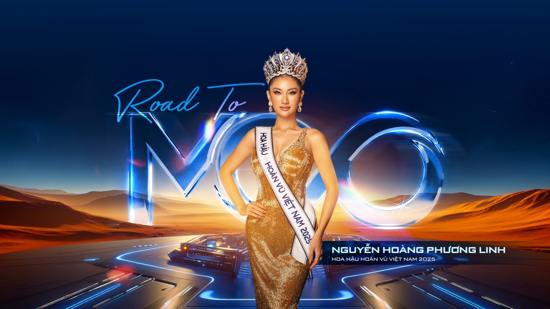 ​​HOA HẬU PHƯƠNG LINH ‘XUYÊN KHÔNG’ TRONG HÌNH HIỆU ROAD TO MISS COSMO 2025, HƯỚNG ĐẾN DẤU MỐC 100 NĂM QUỐC KHÁNH VIỆT NAM