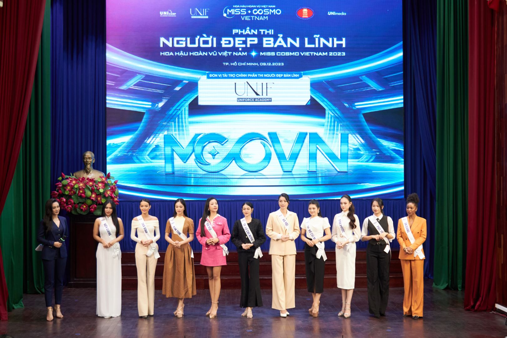 TOP 40 HOA HẬU HOÀN VŨ VIỆT NAM - MISS COSMO VIETNAM 2023 TỰ TIN THỂ HIỆN KHẢ NĂNG THUYẾT TRÌNH QUA PHẦN THI “NGƯỜI ĐẸP BẢN LĨNH”